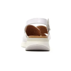 Sandales Compensées Caprice 28702 White Naplak