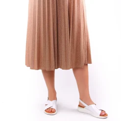 Sandales Compensées Caprice 28702 White Naplak