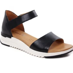 Sandales Compensées Caprice 28706 Black Nappa