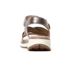 Sandales Compensées Caprice 28704 Taupe Metallic
