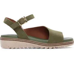 Sandales Compensées Dorking D8771 Kaki