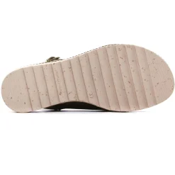 Sandales Compensées Dorking D8771 Kaki