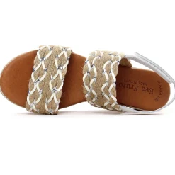 Sandales Compensées Eva Frutos 7557 Blanc