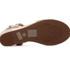 Sandales Compensées Fugitive Isy Gold