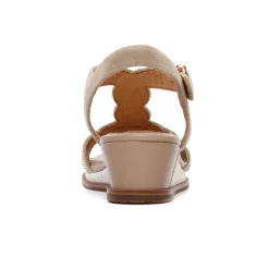 Sandales Compensées Fugitive Isy Gold