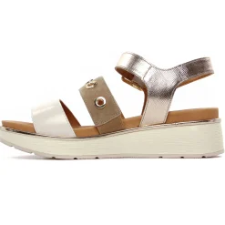 Sandales Compensées Fugitive Kinoa Platine