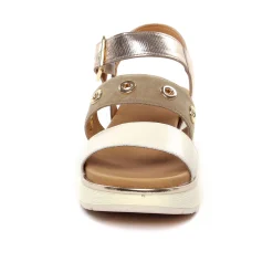 Sandales Compensées Fugitive Kinoa Platine