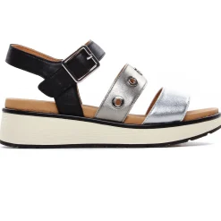 Sandales Compensées Fugitive Kinoa Noir