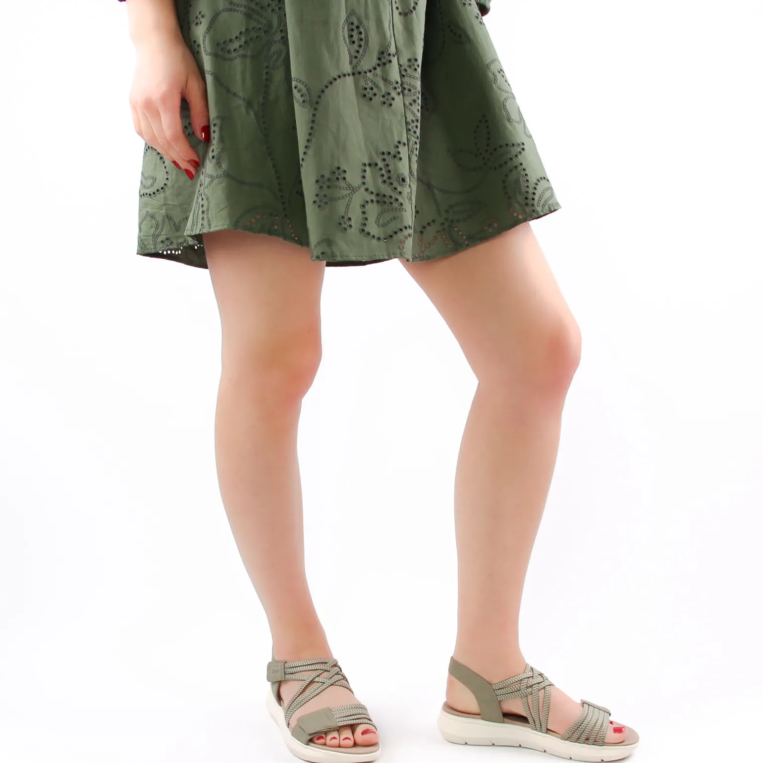 Sandales Compensées Jana 28766 Sage