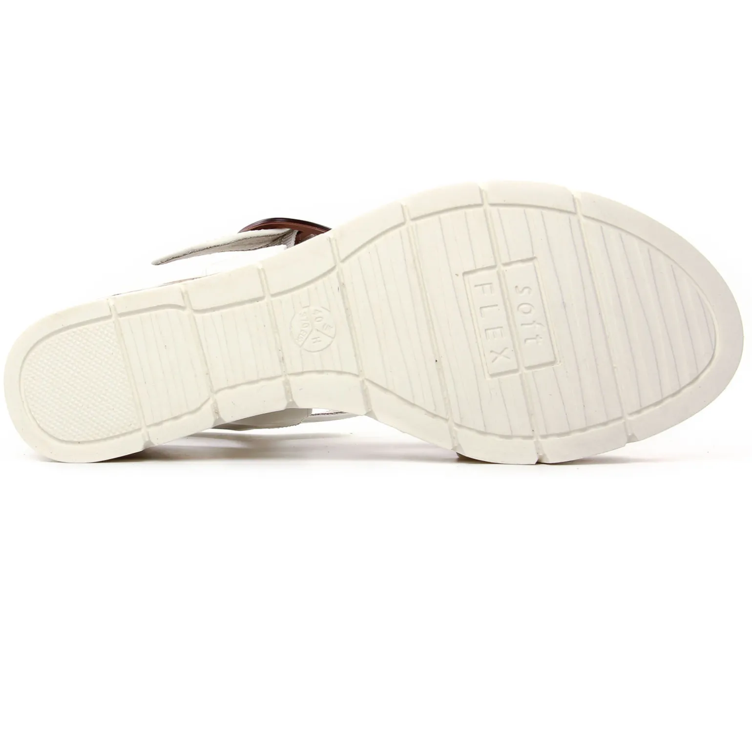 Sandales Compensées Jana 28370 White