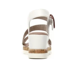 Sandales Compensées Jana 28370 White