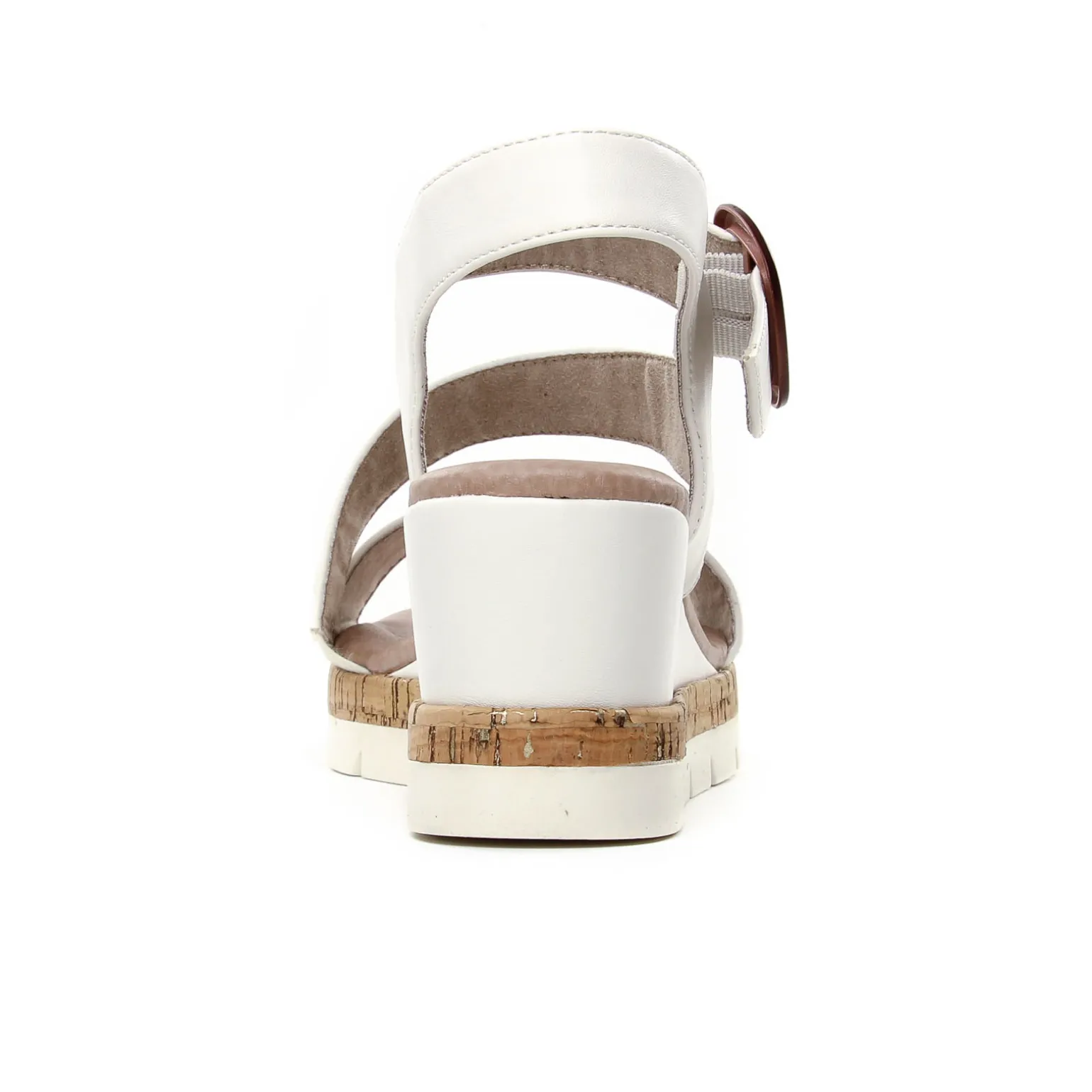 Sandales Compensées Jana 28370 White