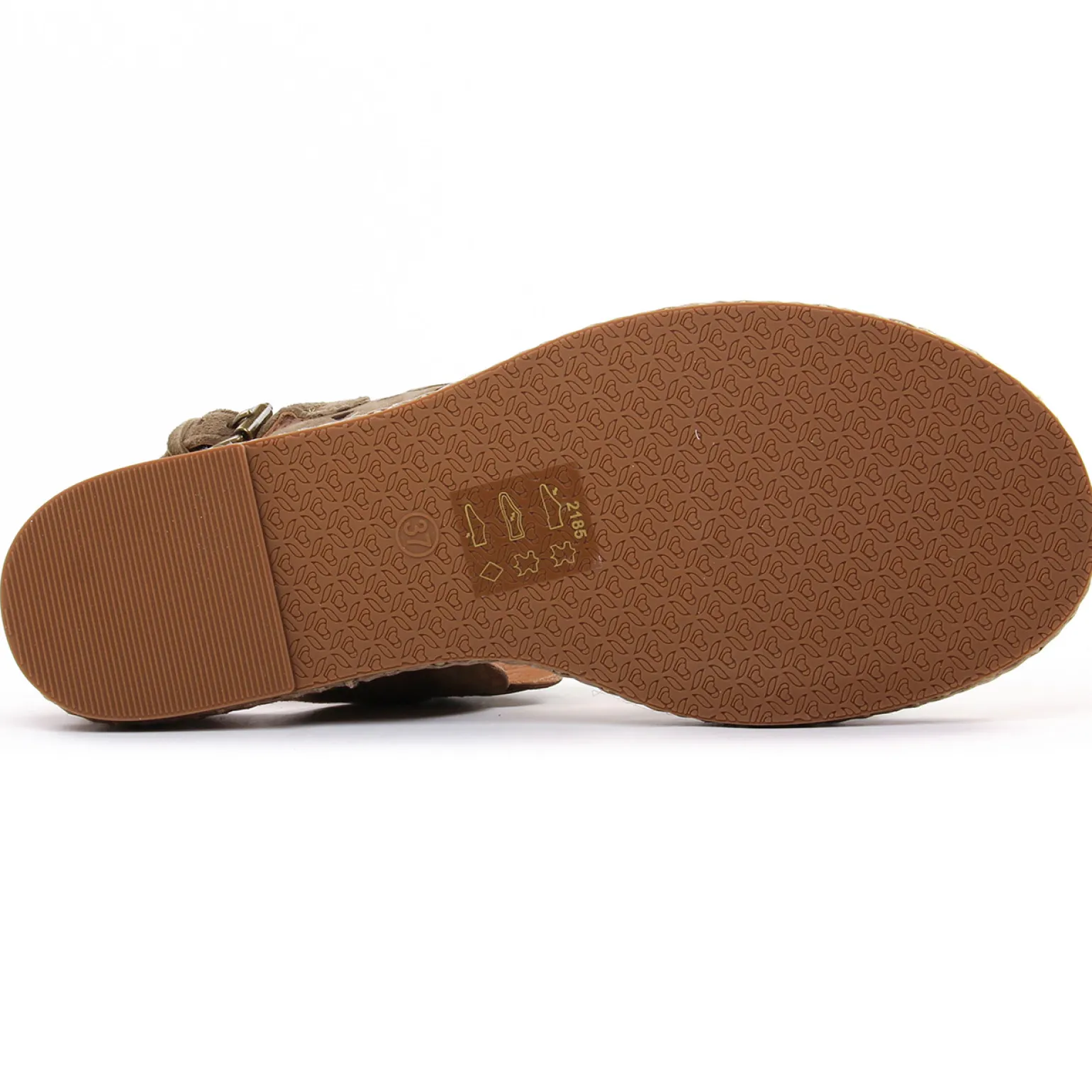 Sandales Compensées Mamzelle Usam Velour Vison