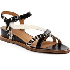 Sandales Compensées Mamzelle Olim Zebre Noir