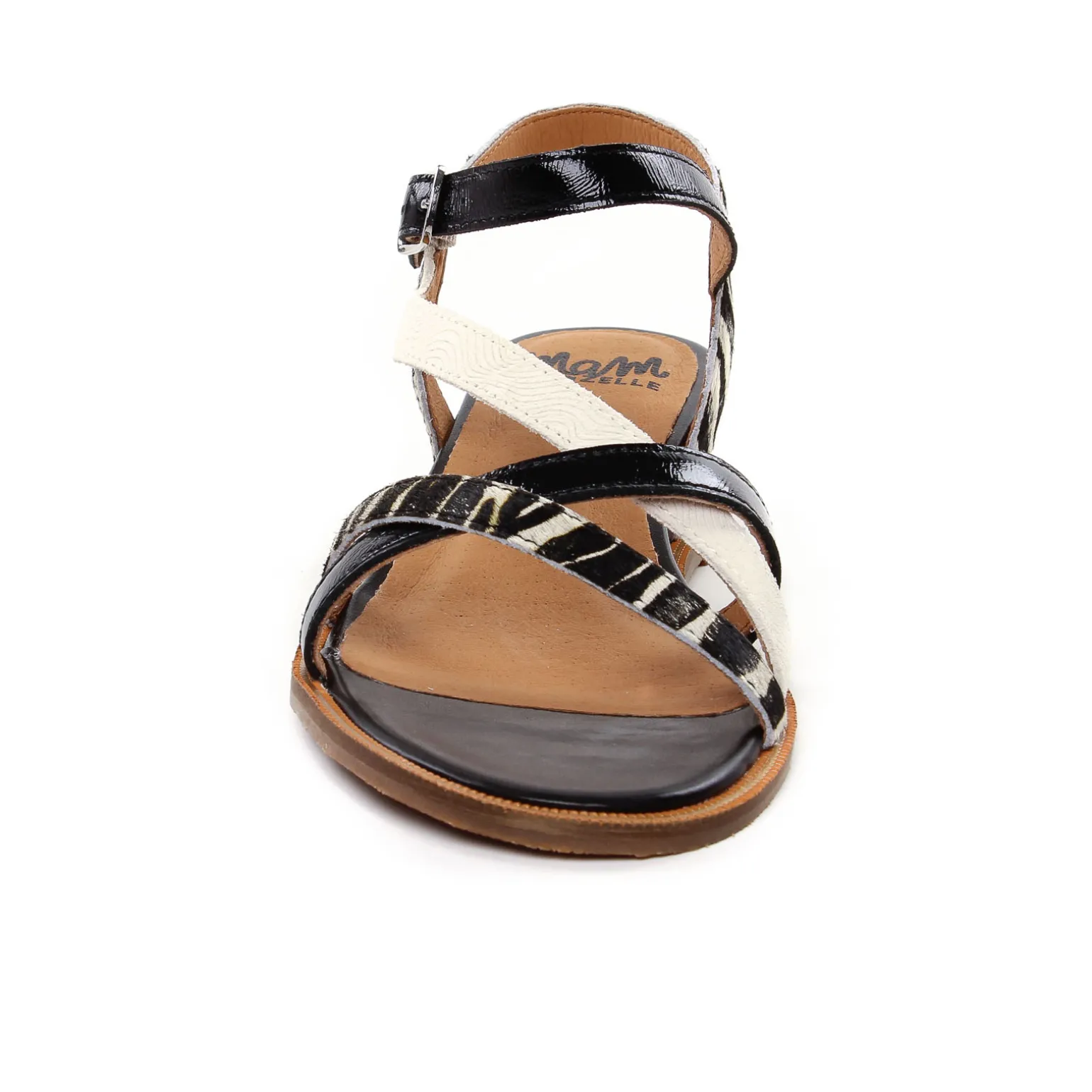 Sandales Compensées Mamzelle Olim Zebre Noir