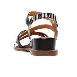 Sandales Compensées Mamzelle Olim Zebre Noir