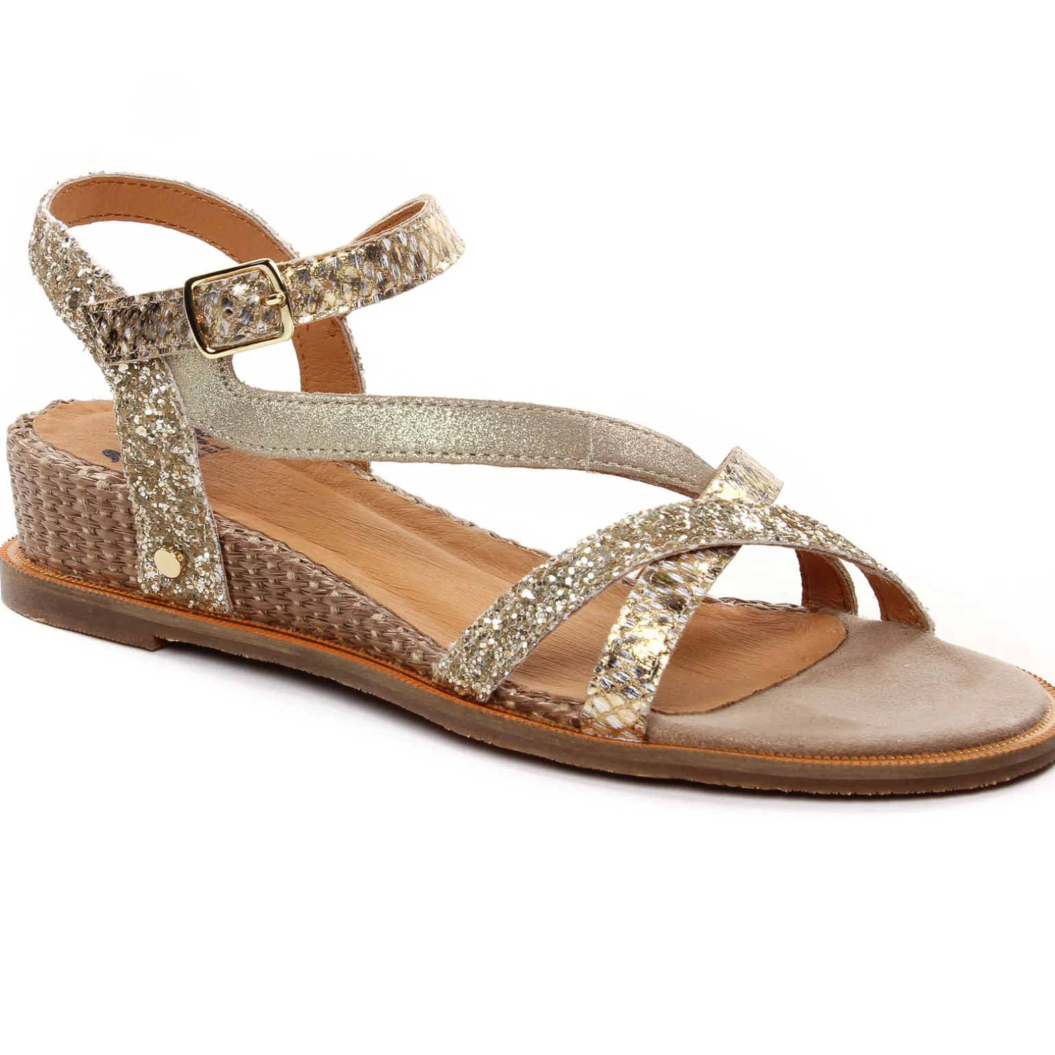 Sandales Compensées Mamzelle Olim Serp Platine