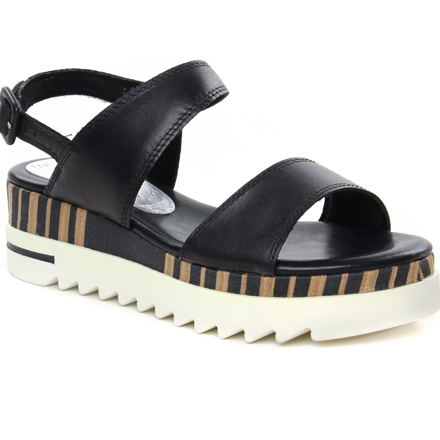 Sandales Compensées Marco Tozzi 28730 Black Antic