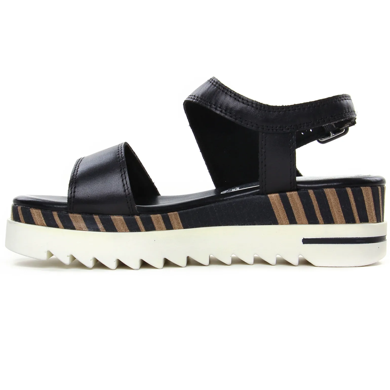 Sandales Compensées Marco Tozzi 28730 Black Antic