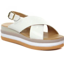 Sandales Compensées Marco Tozzi 28354 White Nappa