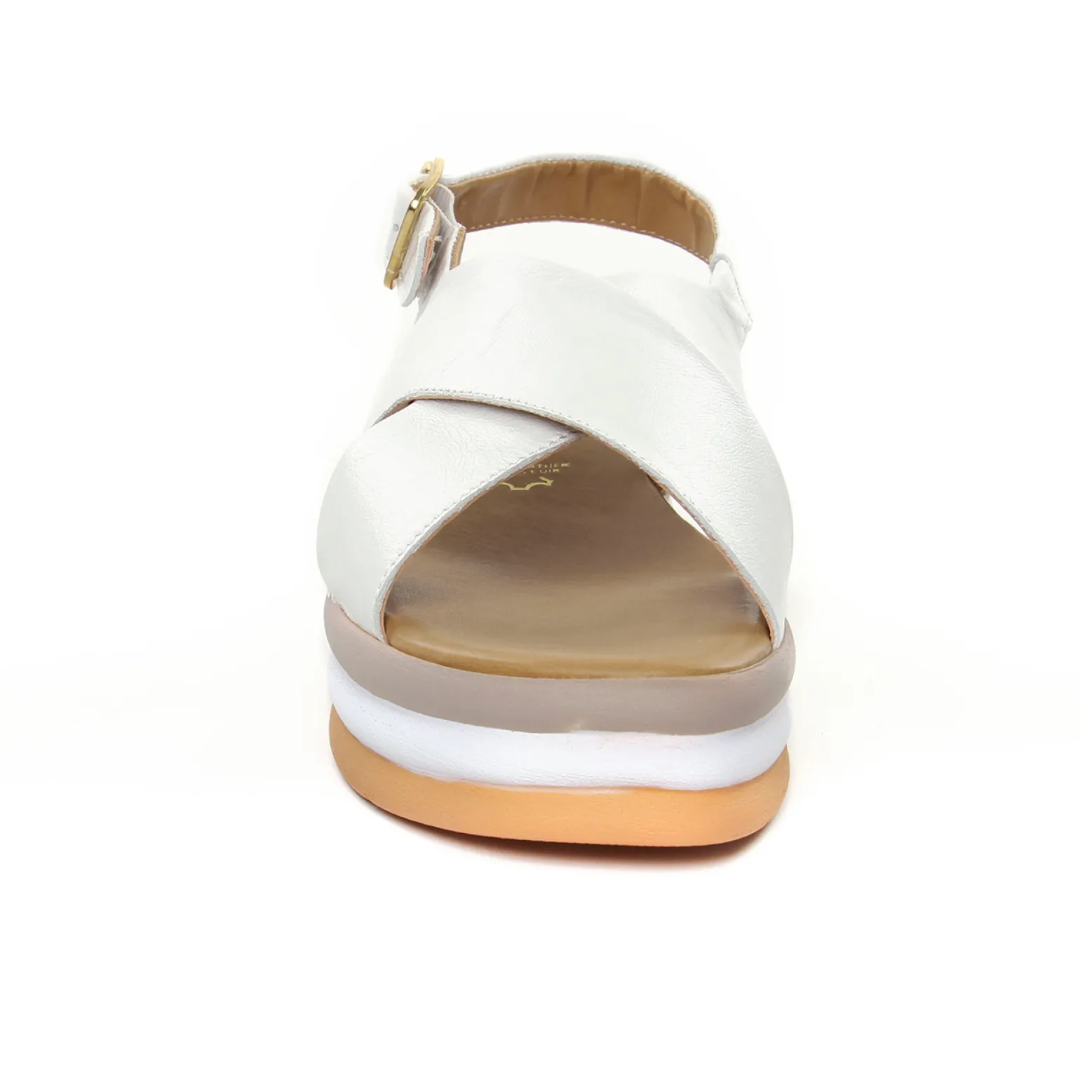 Sandales Compensées Marco Tozzi 28354 White Nappa