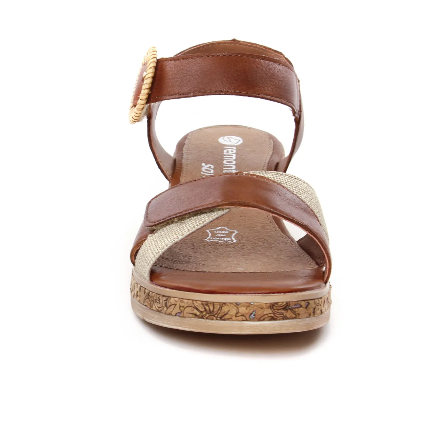 Sandales Compensées Remonte D3067-24 Muschel Muskat