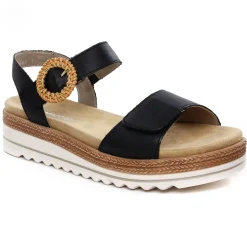 Sandales Compensées Remonte D0Q52-00 Noir