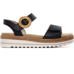 Sandales Compensées Remonte D0Q52-00 Noir