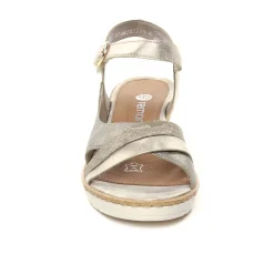 Sandales Compensées Remonte R6263-60 Metal Perle