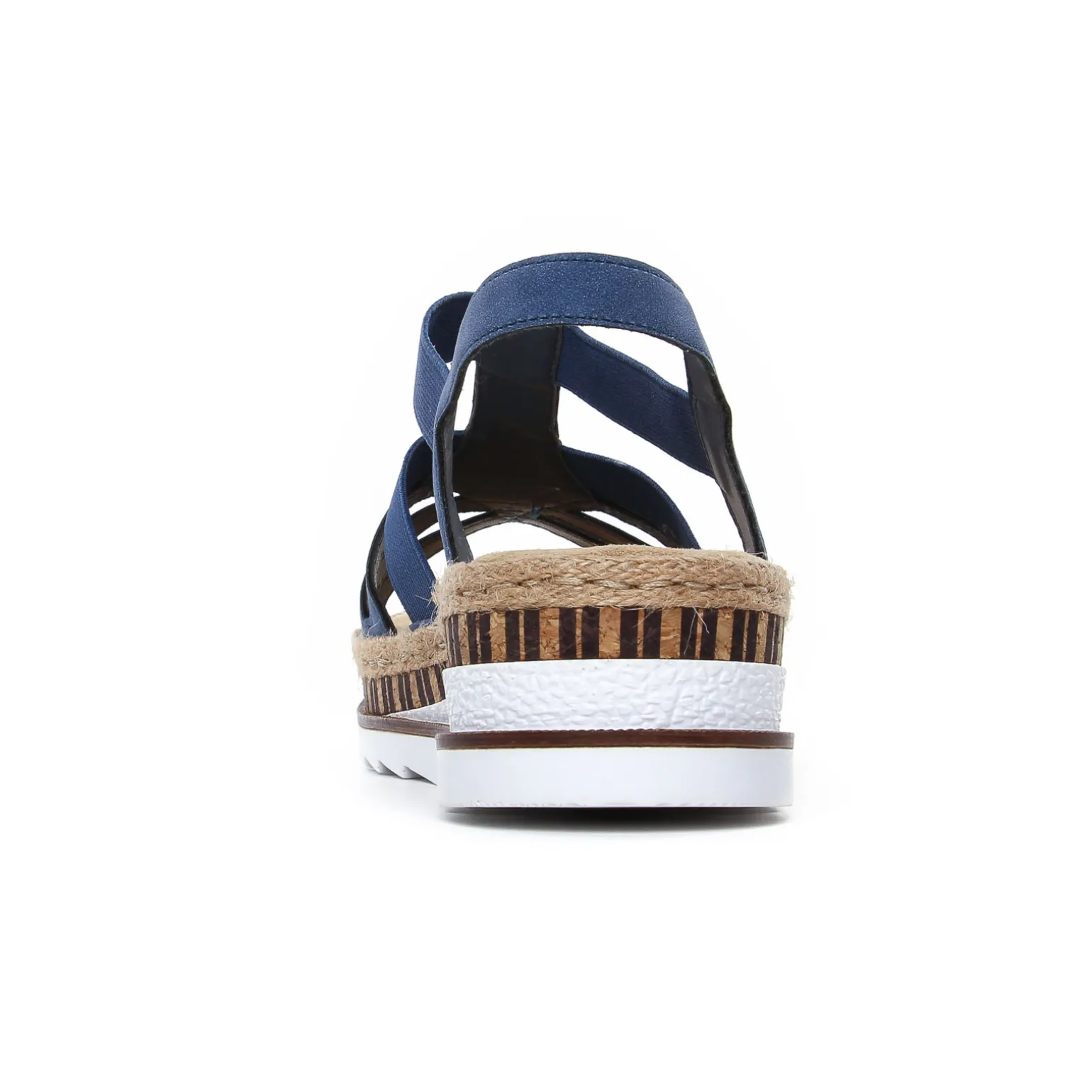 Sandales Compensées Rieker V7909-12 Bleu