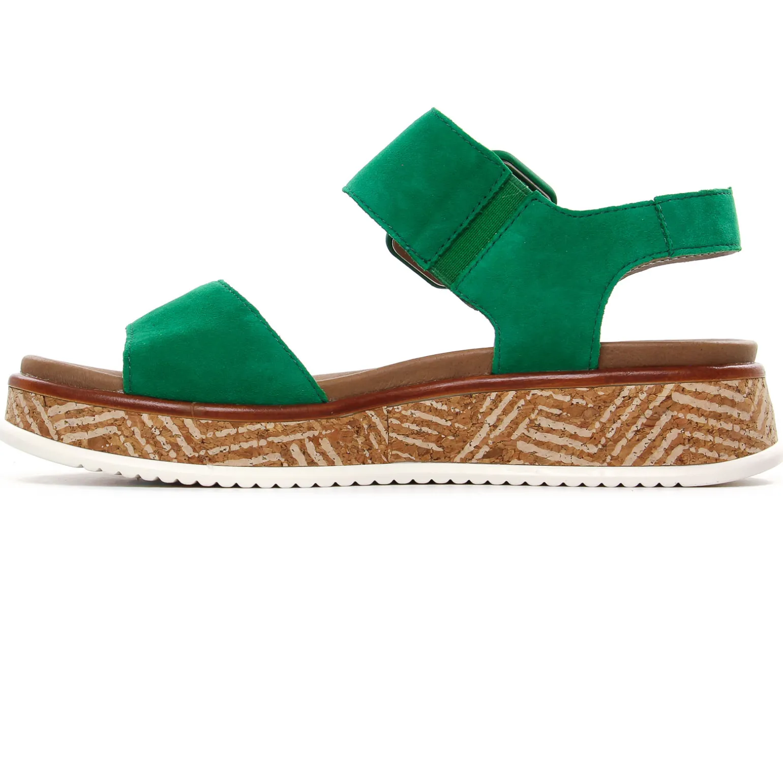 Sandales Compensées Rieker W0800-52 Applegreen