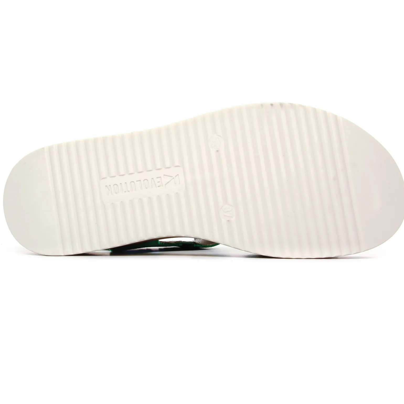 Sandales Compensées Rieker W0800-52 Applegreen