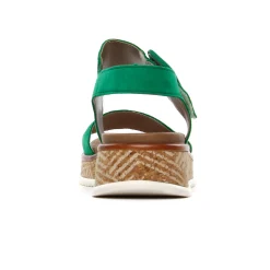 Sandales Compensées Rieker W0800-52 Applegreen