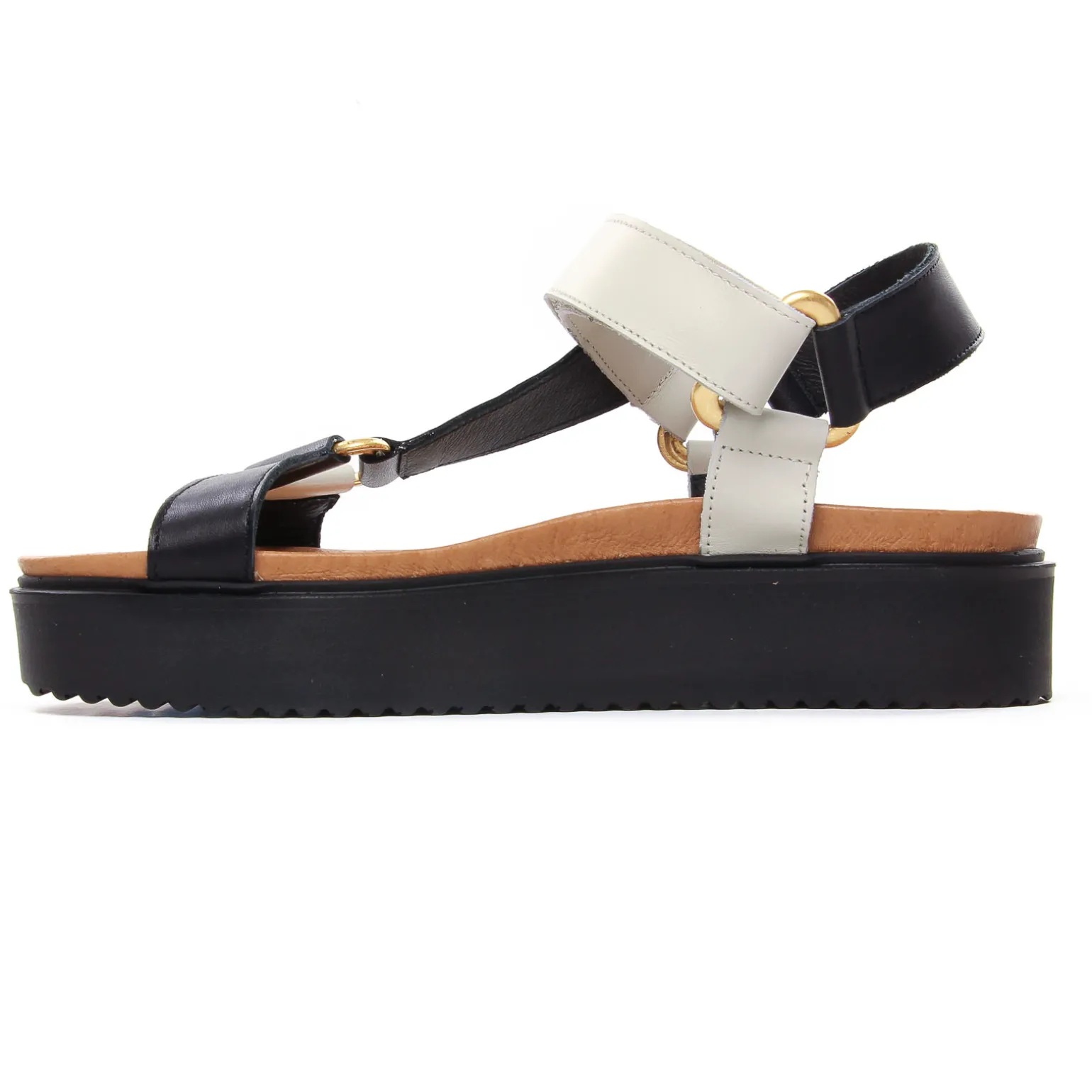 Sandales Compensées Scarlatine Co44948Ea Lat Noir Nut