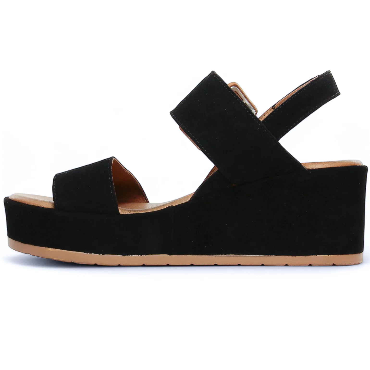 Sandales Compensées Scarlatine Faction Noir