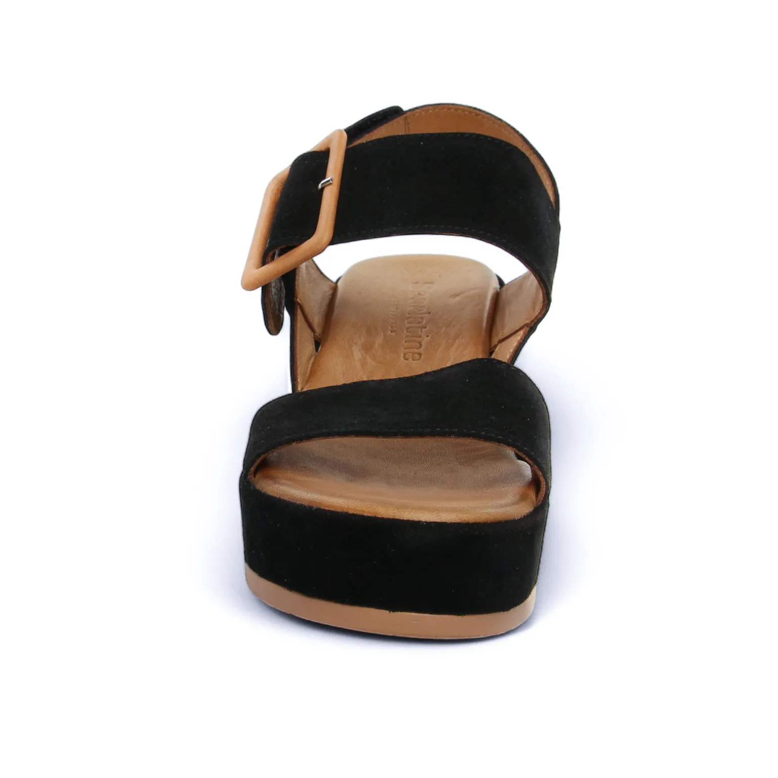 Sandales Compensées Scarlatine Faction Noir