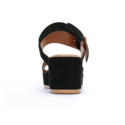 Sandales Compensées Scarlatine Faction Noir