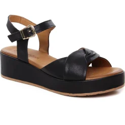 Sandales Compensées Scarlatine Garant 02 Noir