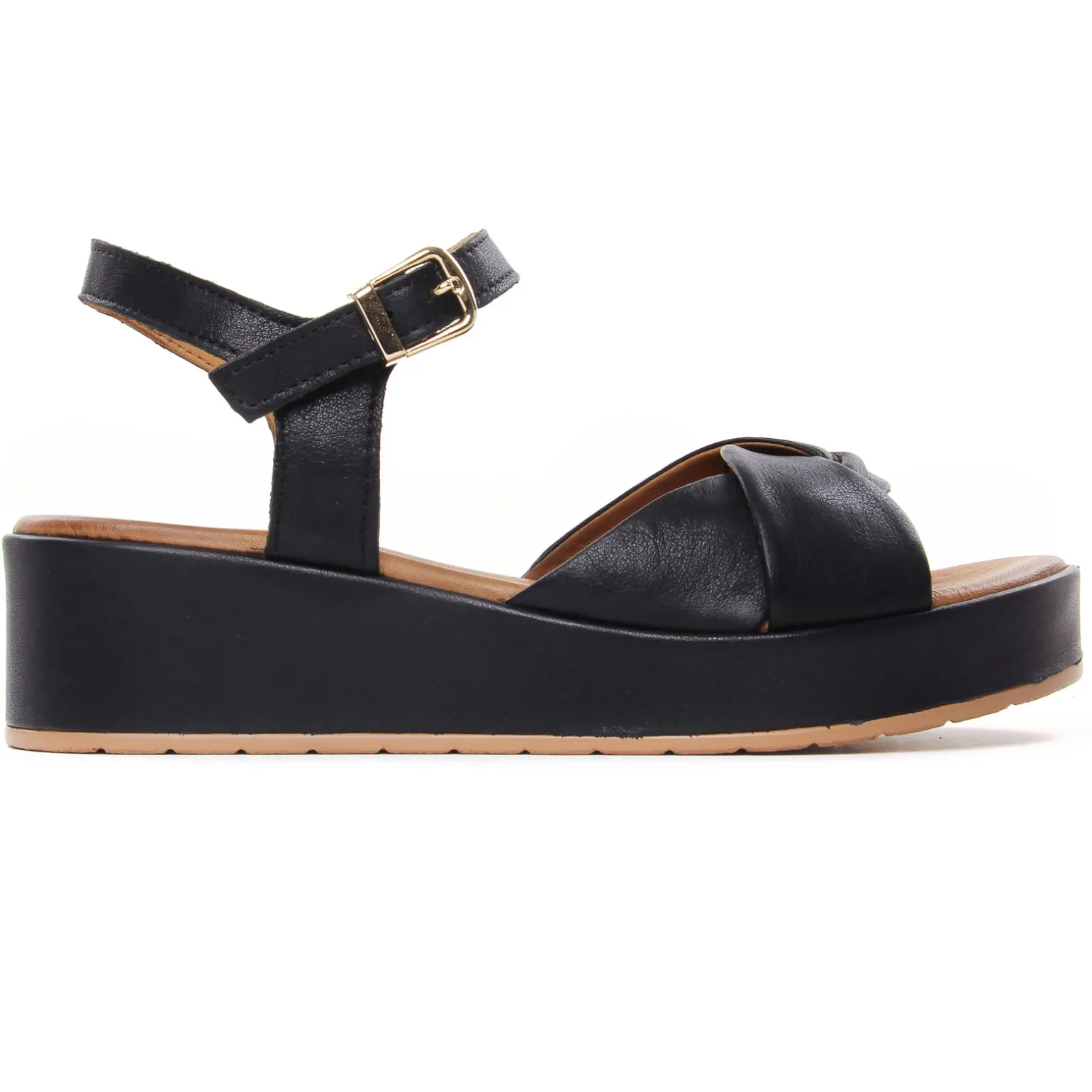 Sandales Compensées Scarlatine Garant 02 Noir