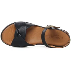 Sandales Compensées Scarlatine Garant 02 Noir