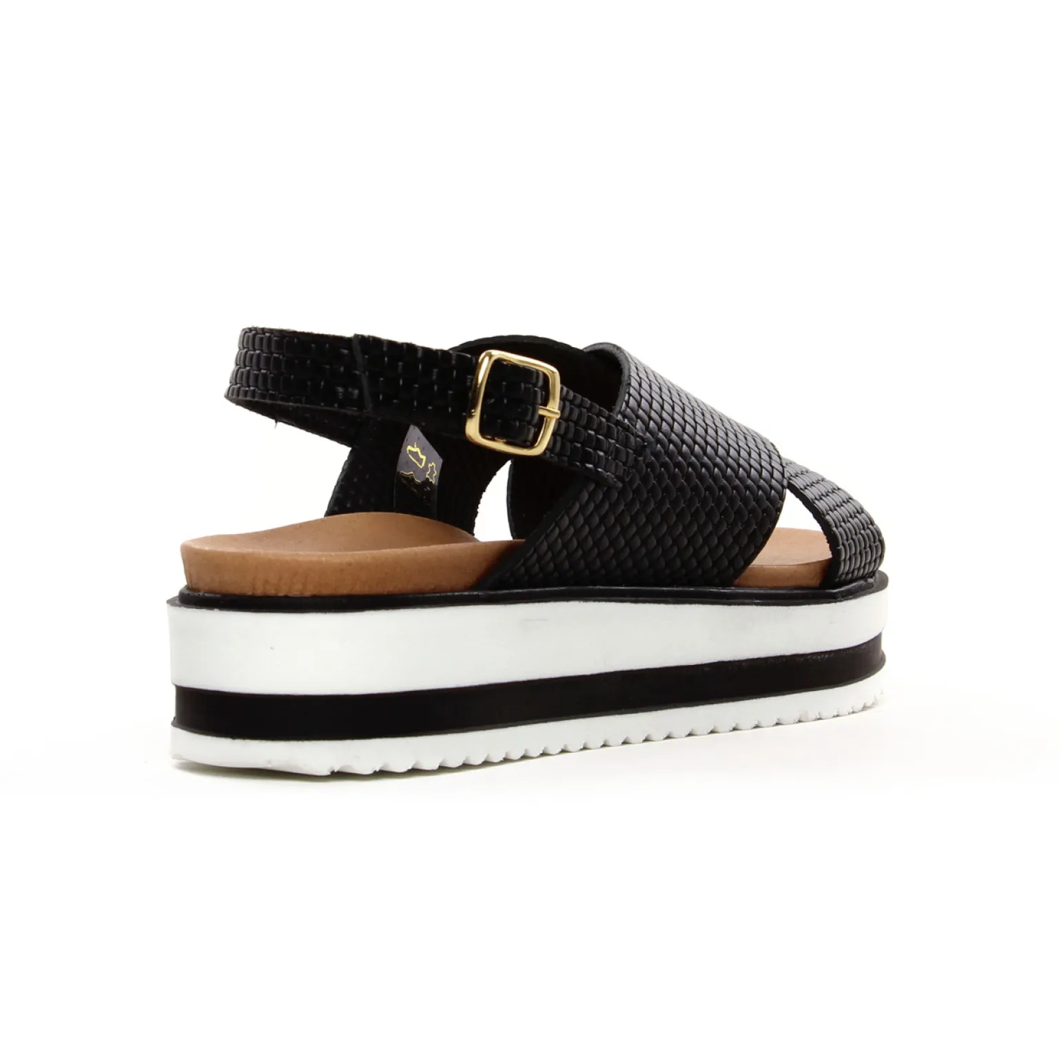 Sandales Compensées Scarlatine Co44644Dc Noir