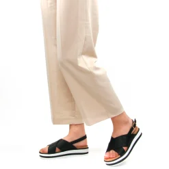 Sandales Compensées Scarlatine Co44644Dc Noir