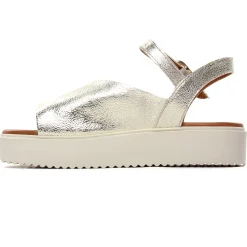 Sandales Compensées Scarlatine Co45090 Platine