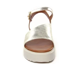 Sandales Compensées Scarlatine Co45090 Platine