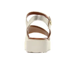 Sandales Compensées Scarlatine Co45090 Platine