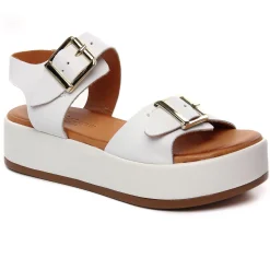 Sandales Compensées Scarlatine Gana Blanc