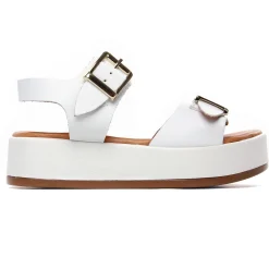 Sandales Compensées Scarlatine Gana Blanc