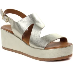 Sandales Compensées Scarlatine Fable 02 Platine