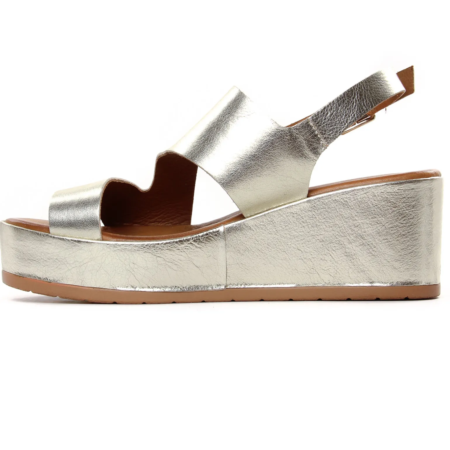 Sandales Compensées Scarlatine Fable 02 Platine