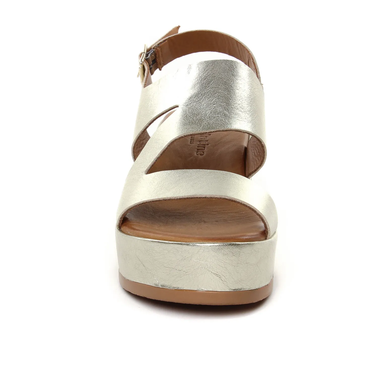 Sandales Compensées Scarlatine Fable 02 Platine